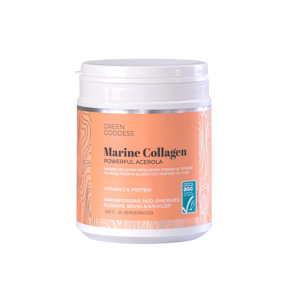 Powerful Acerola Marine kollagenpulver - 250g.